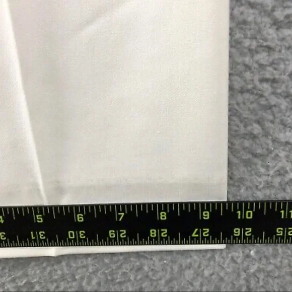 Liz Claiborne Womens Dress Pants Size 12/14? Ivory Straight Leg Hi-Rise Career - Picture 2 of 9